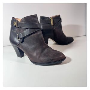 Louise et Cie Lo Ranier Booties Womens Sz 8 Leather Western‎ Cowgirl Chic Style